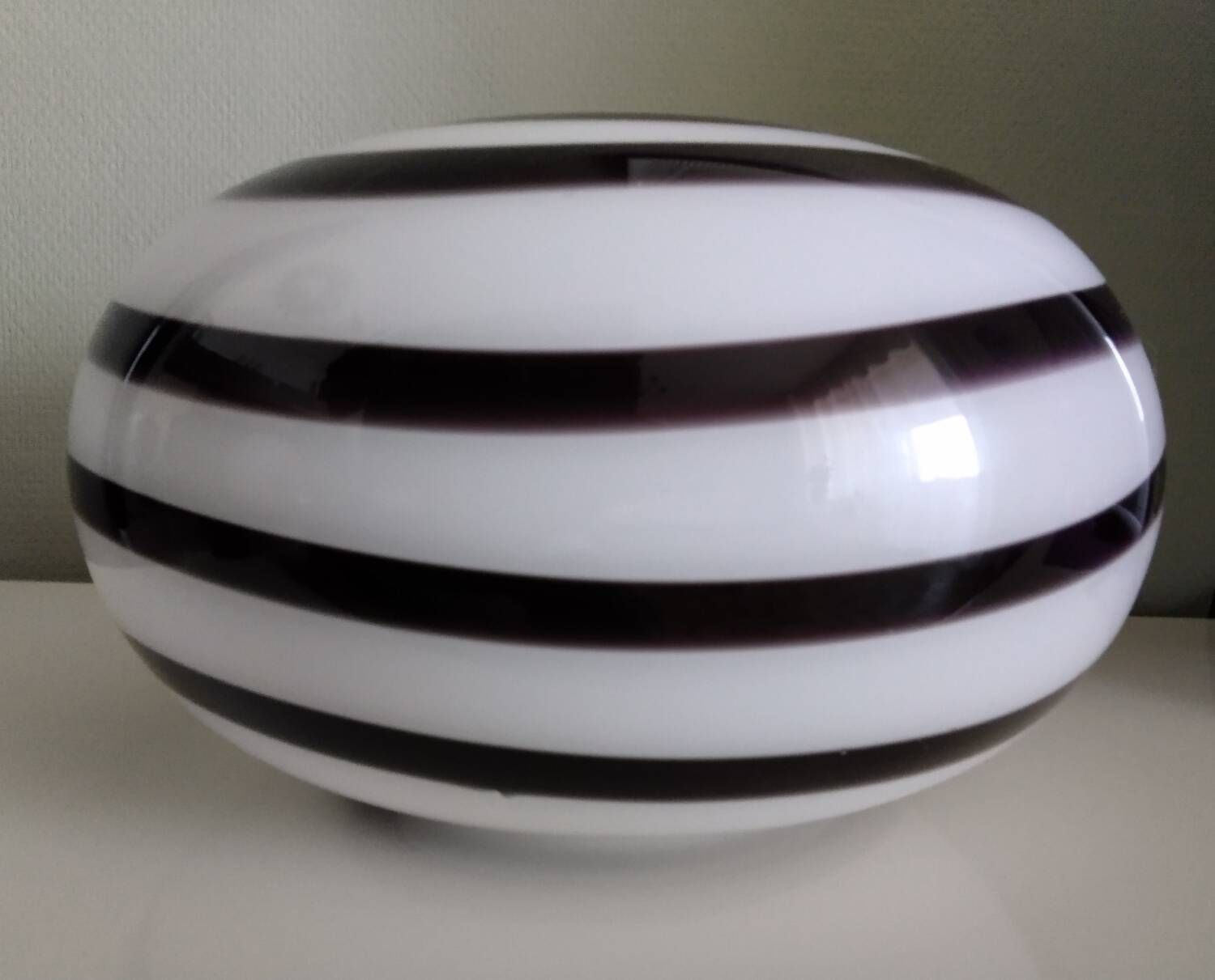 Zebra Swirl Lamp