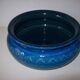 Aldo Londi coupe for Bitossi in "Rimini Blue" ceramic from the 1960s.