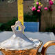 Tea set Italian porcelain gold color
