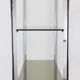Pair of 6-shelf shelves with chrome-plated metal frames. 1970s.