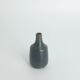 Set of 4 Mid-Century Scandinavian collectible vases in blue and brown stoneware by Gunnar Borg.