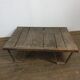 Table basse en palette d'usine industrielle