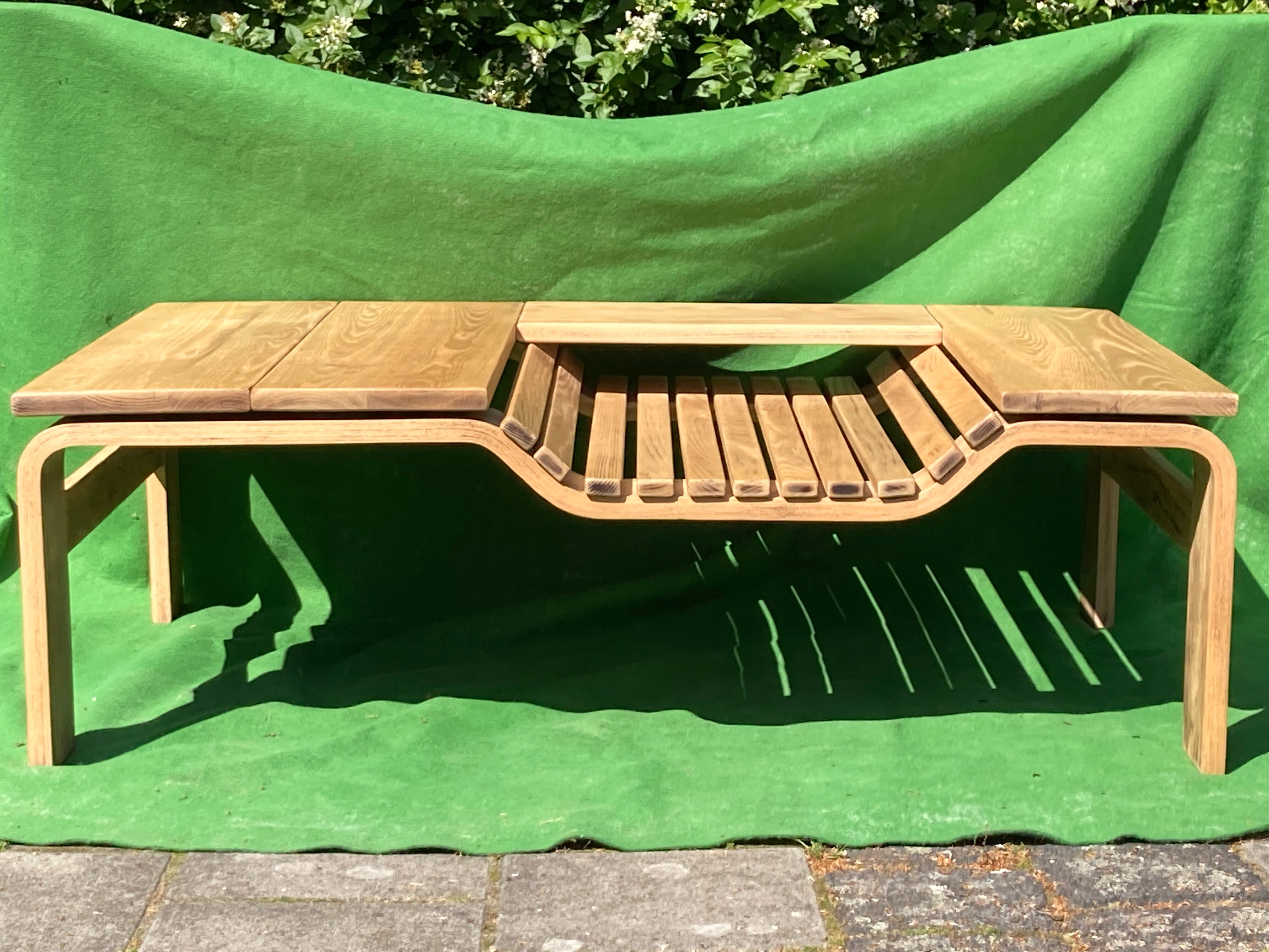 Midcentury Danish or Scandinavian side or coffee table bench