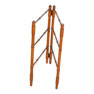 Porte-serviette imitation bambou 2 branches