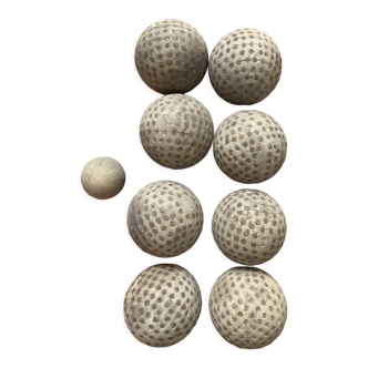 Old petanque balls