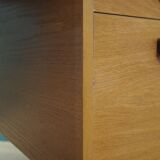 Ash desk, Danish design, 1980s, production: Labofa Møbler