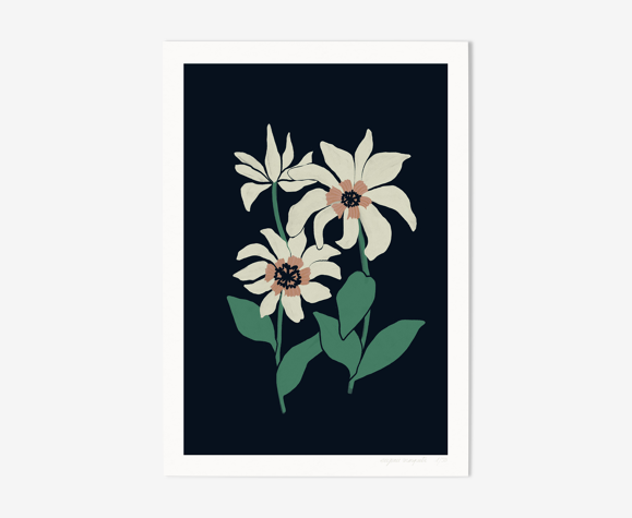 Affiche A4 "Flowers N02"