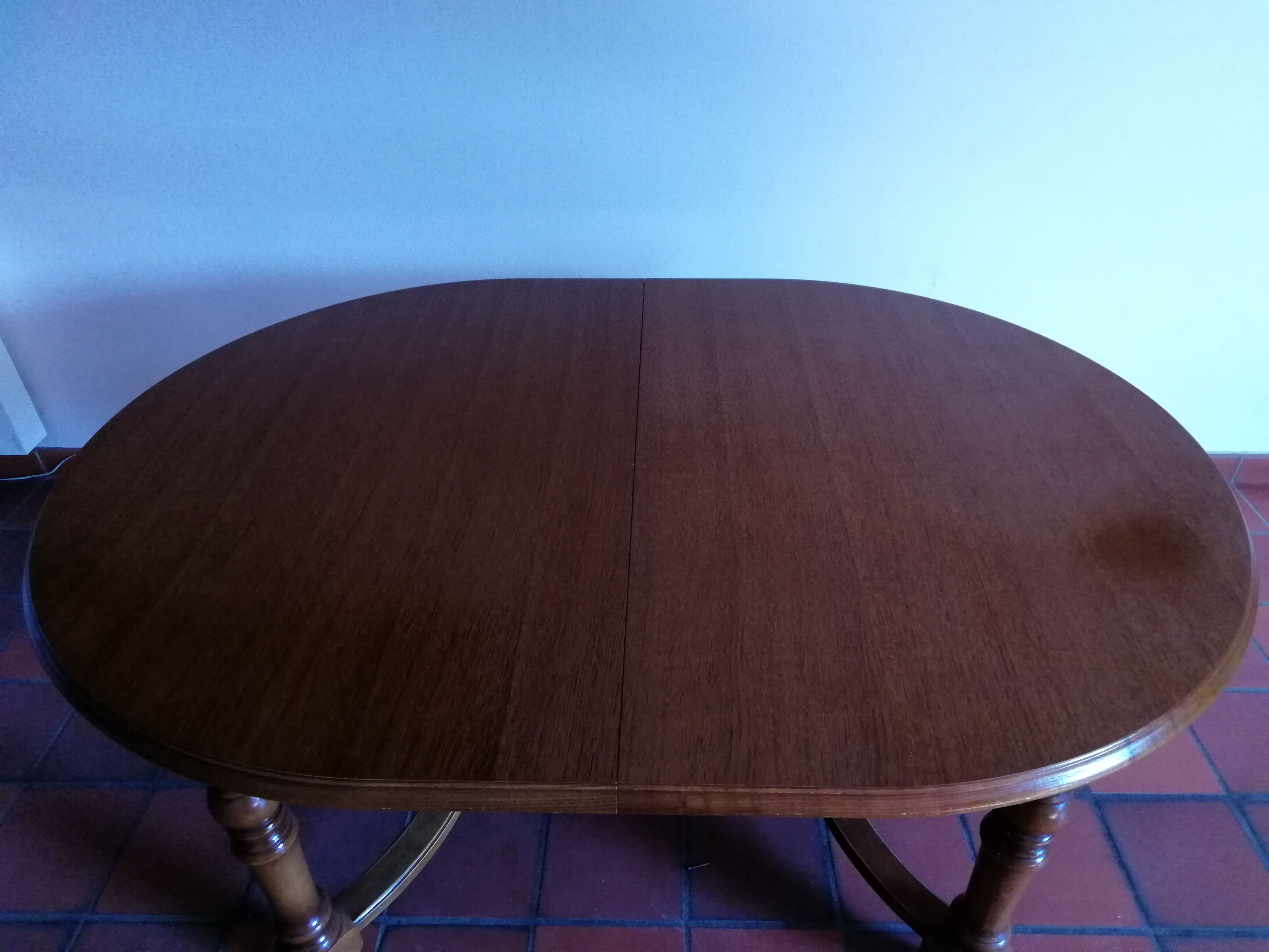 Solid wood dining table