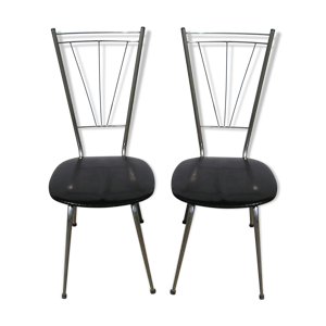 lot de 2 chaises vintage