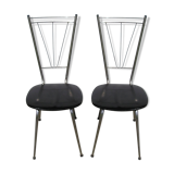 Lot of 2 vintage 70's chairs