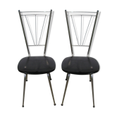 Lot de 2 chaises vintage 70's