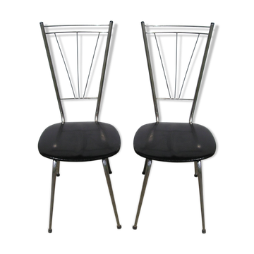 Lot de 2 chaises vintage 70's