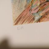 Lithograph signed Puybareau