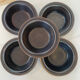 Russian bowls Arabia Finland, Ulla Procopé, starter plates, modern style.