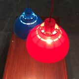 Mid-Century Danish Minisol pendant lamps by K. Kewo for Nordic Solar, 1960s, set of 2