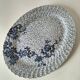 Antique oval plate Johnson Brothers "Lotus" blue, England