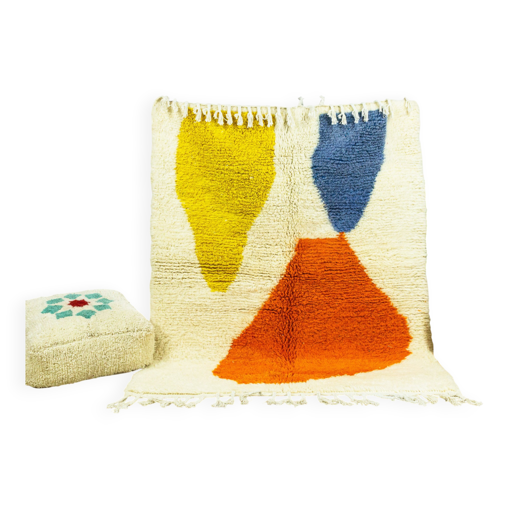 Handmade wool rug from Morocco 2.5 x 1.5 m