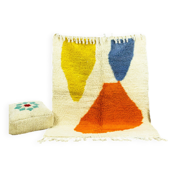 Handmade wool rug from Morocco 2.5 x 1.5 m