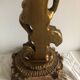 Console baroque pied de lions dessus marbre