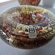 Maltese Glass Ashtrays from Mdina, 1960s, Set of 2