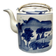 19th century hand-painted Chinese teapot