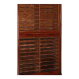 Mahogany curtain binder