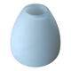 Small translucent white glass lampshade