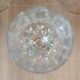 Set of 5 champagne flutes, Lembeg Crystal, 1960