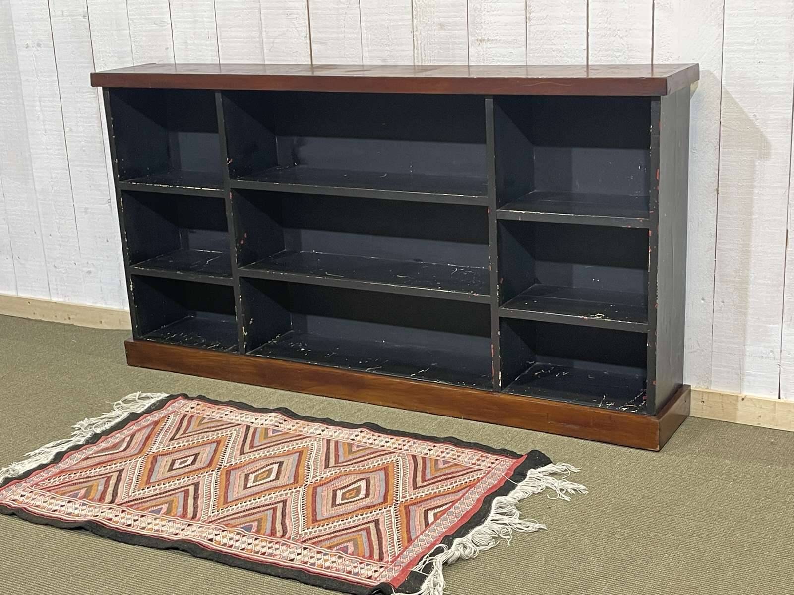 70s fir bookcase shelf