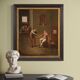 Flemish Interior Scene Painting from the 17th Century
