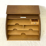 Vintage curtain mail holder