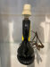 50s ceramic lamp base Vallauris black and yellow