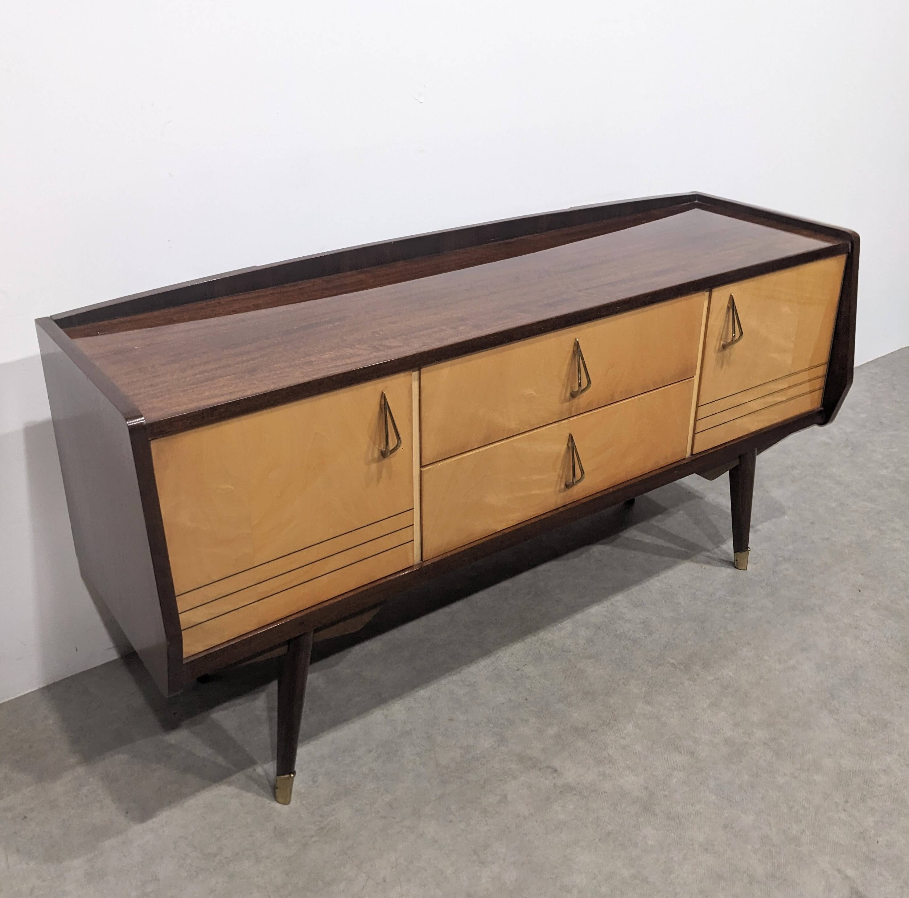 Mid-century sideboard enfilade from the 1960s.