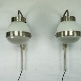 Pair of Delta wall lamps by Sergio Mazza for Artemide. Italy 1960sPair of D