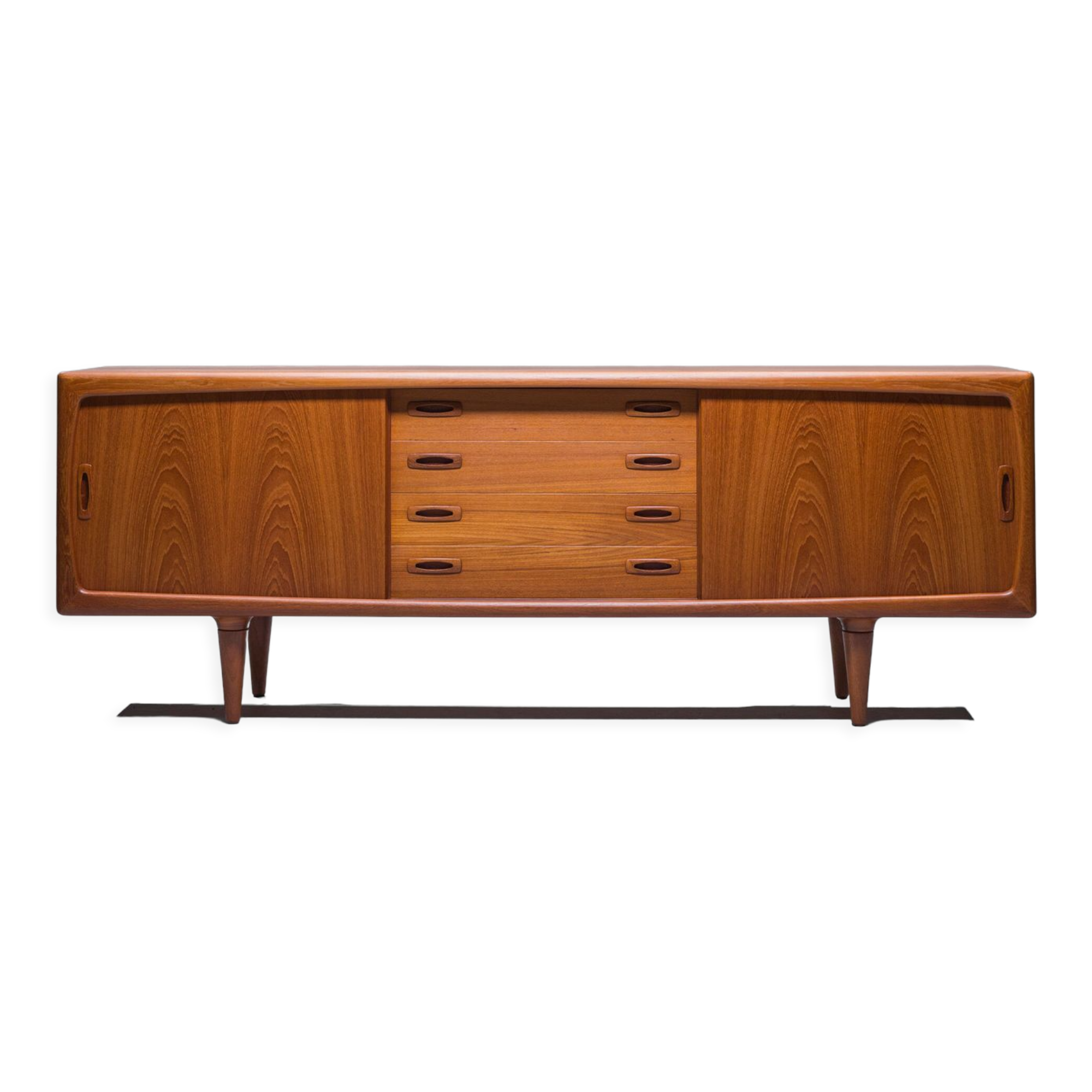 Mid-Century Danish teak sideboard by HP Hansen