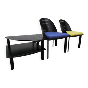 ensemble 2 fauteuils - table