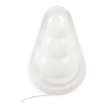Original glass table lamp triplex opal