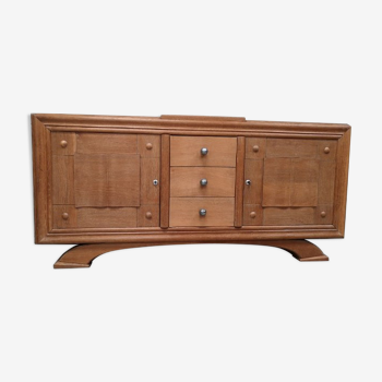 Enfilade sideboard chêne doré 1930 art déco