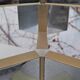 Ceiling lamp in chromed aluminum and brass, 1970