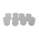 Set of 8 glasses a crystal size aperitif