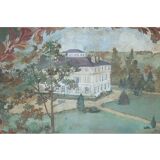 Painted canvas of the twentieth century in the taste of antiquity