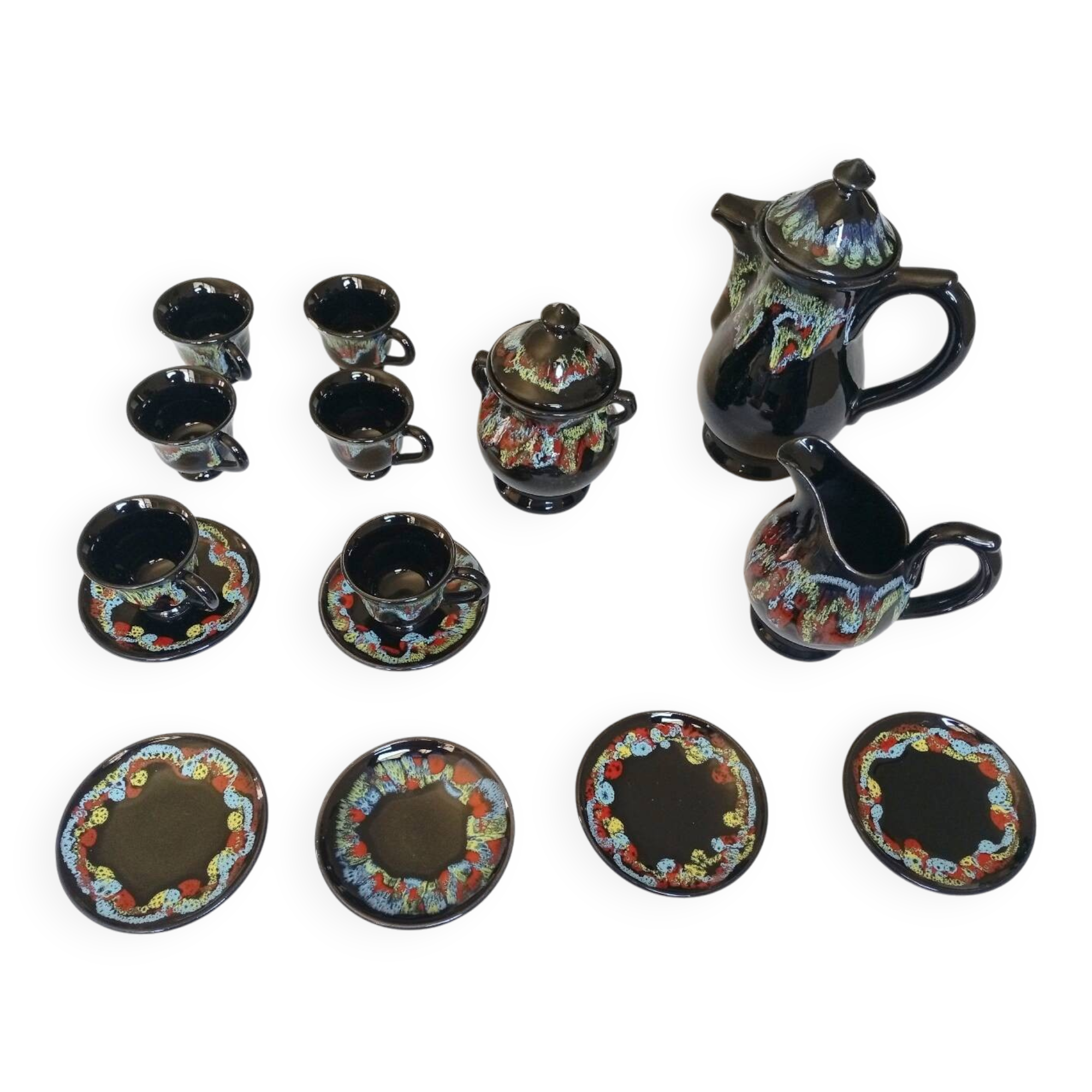 Charming coffee service Vallauris Vintage 60s/70s