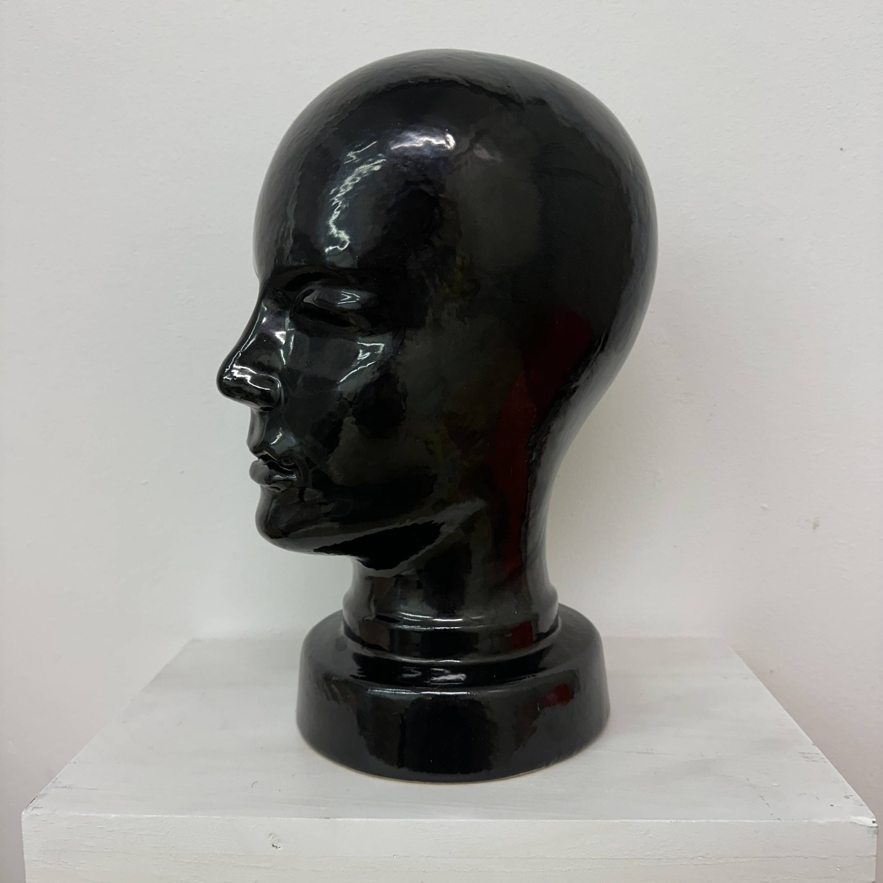 Mid-Century Ceramic mannequin Head from Scheurich West Germany , 1970s