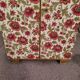 Wardrobe - wardrobe - Old - Wood - Floral Fabric - Artisanal