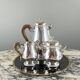 Christofle silver-plated tea and coffee set, Gallia collection