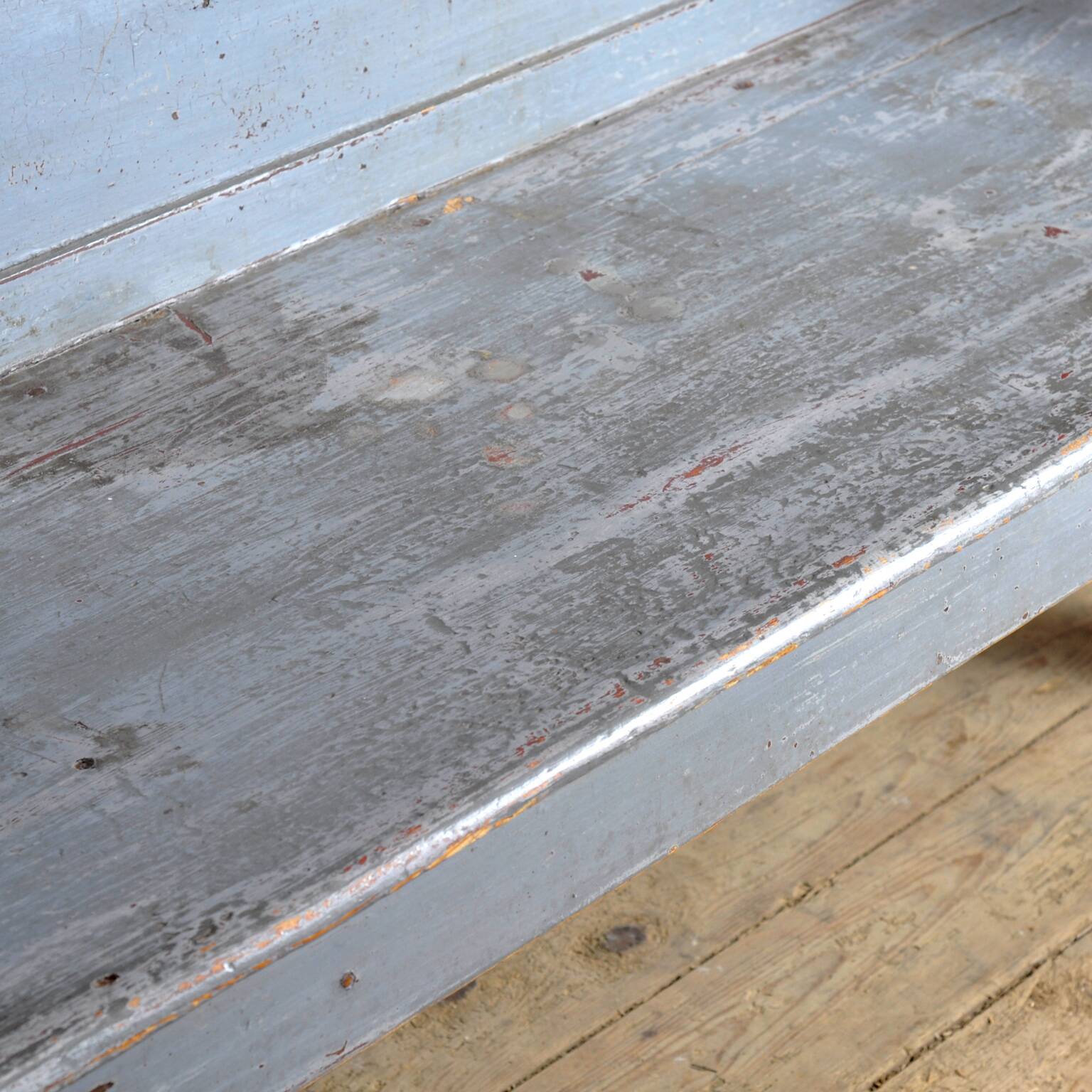 Antique Hungarian pine bench, circa 1900