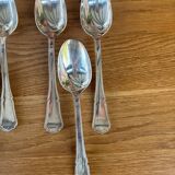Set of 6 Apollo silver-plated soup spoons