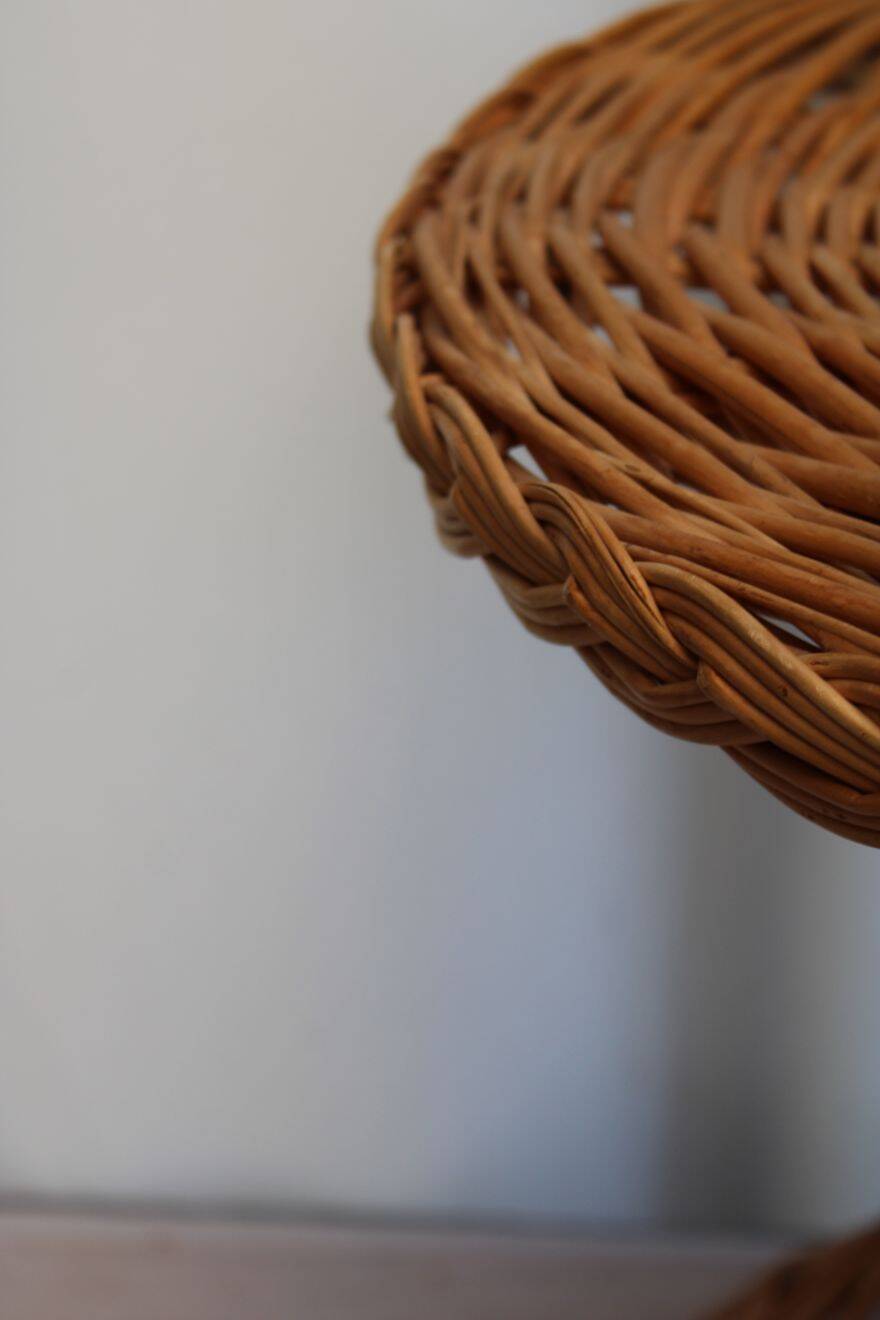 Wicker coffee table