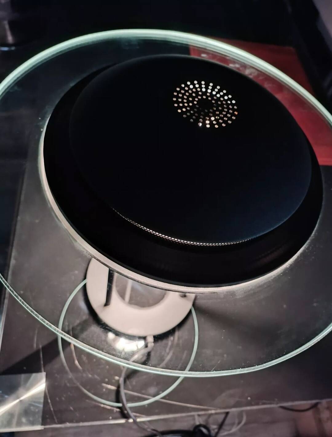 Originale lampe Saturn par Robert Sonneman pour G. Kovacs 1980