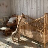Rattan child bed